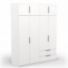 Armario 8 Puertas de abrir + 2 Cajones Ghost
