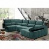 Sofá Esquina c/ Cama + Chaise Long Jupiter (345x160cm)
