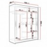 Armario 2 Puertas Correderas Westa XI (c/ Luz LED)