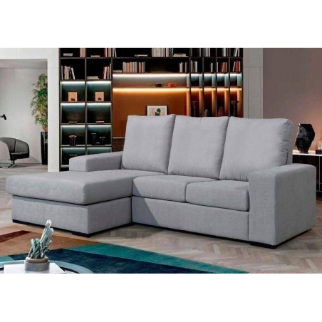 Sofá 2 Plazas + Chaise Long Reversible Santoro (190x150cm)