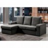 Sofá 2 Plazas + Chaise Long Reversible Santoro (190x150cm)
