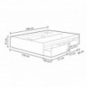 Cama Kendra c/ 4 Cajones