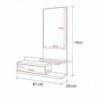 Mueble de Recibidor c/ Espejo Dhalia