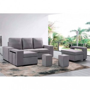Sofá 1 Plaza con Doble Chaise Long Mike (230x150cm) Sofá 1 Plaza con Doble Chaise Long Mike (230x150cm)