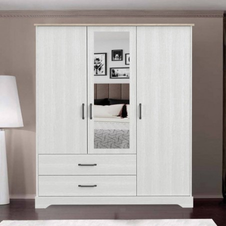 Armario 3 Puertas de abrir + 2 Cajones Cottage