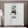 Armario 3 Puertas de abrir + 2 Cajones Cottage