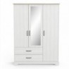 Armario 3 Puertas de abrir + 2 Cajones Cottage
