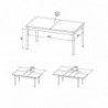 Mesa de Comedor Extensible Prestigo