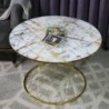Mesa de centro dorada Hasir
