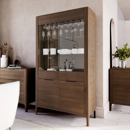 Vitrina 4 Puertas Malawi