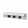 Base de TV 4 Puertas + 4 Cajones Cross