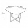 Pack Mesa de Cozinha Teca + 4 Cadeiras Teca