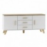 Mueble Tv 2 Puertas + 3 Cajones Sanna