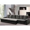 Sofá 2 Plazas + Doble Chaise Long Reversible Mega Confort (340x170cm)