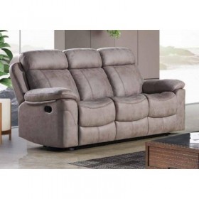 Sofá 3 Plazas Relax c/ Função Manual Menfis (206x96cm) Sofá 3 Plazas Relax c/ Função Manual Menfis (206x96cm)