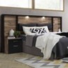 Pack Cabecero + 2 Mesitas de Noche Clair (c/ Luz LED)